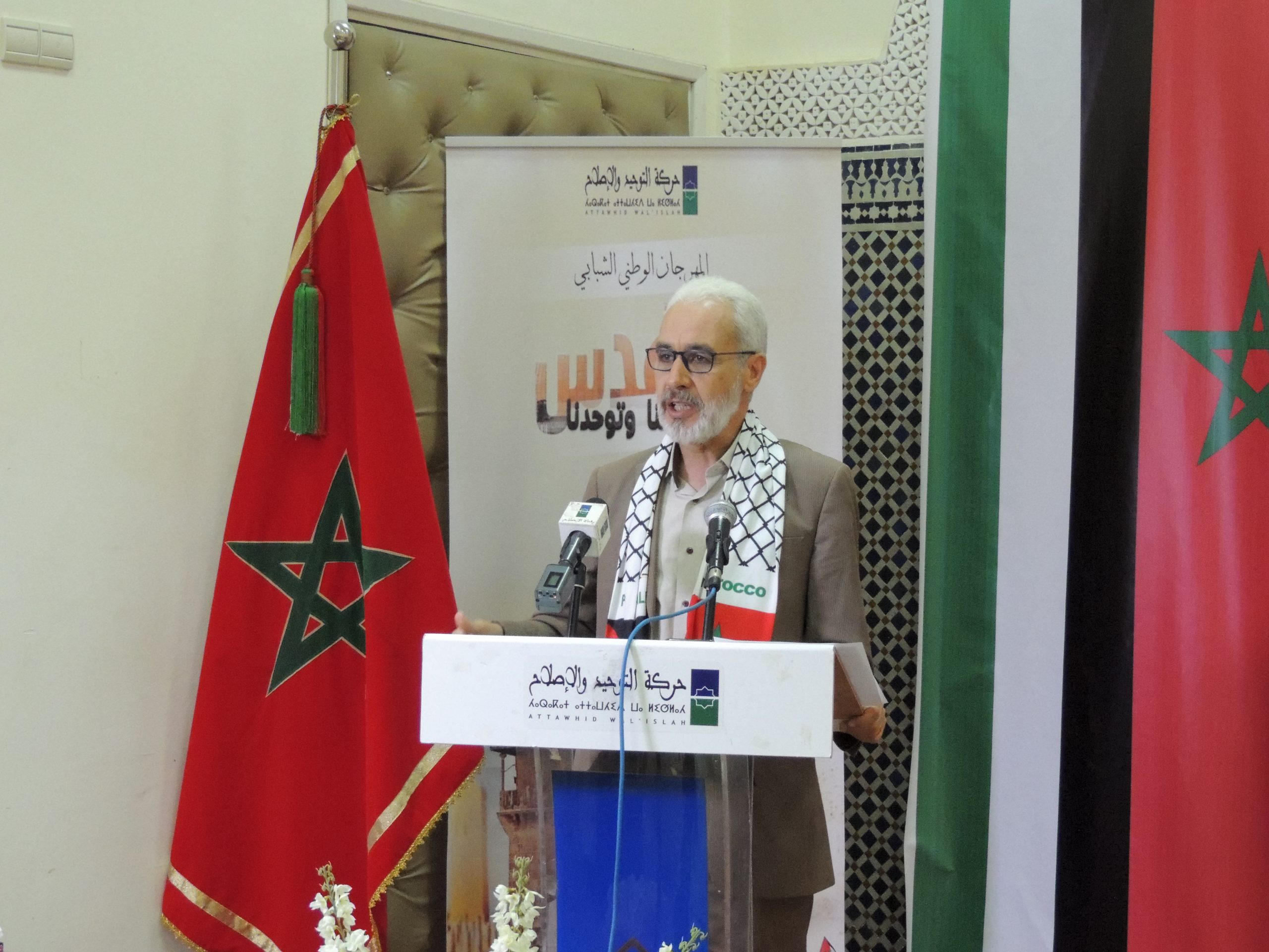 قال الأستاذ عبد الرحيم شيخي؛ رئيس حركة التوحيد والإصلاح، أن المرابطين في حي الشيخ جراح والمقاومة الفلسطينية قدموا نموذجا حيا واستنهضوا بصمودهم كافة الشعوب العربية والإسلامية بل كافة شعوب وأحرار العالم.