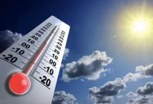  أفادت المديرية العامة للأرصاد الجوية بأنه من المرتقب أن يشهد عدد من عمالات وأقاليم المملكة موجة حر، تتراوح درجاتها ما بين 38 و43 درجة، ابتداء