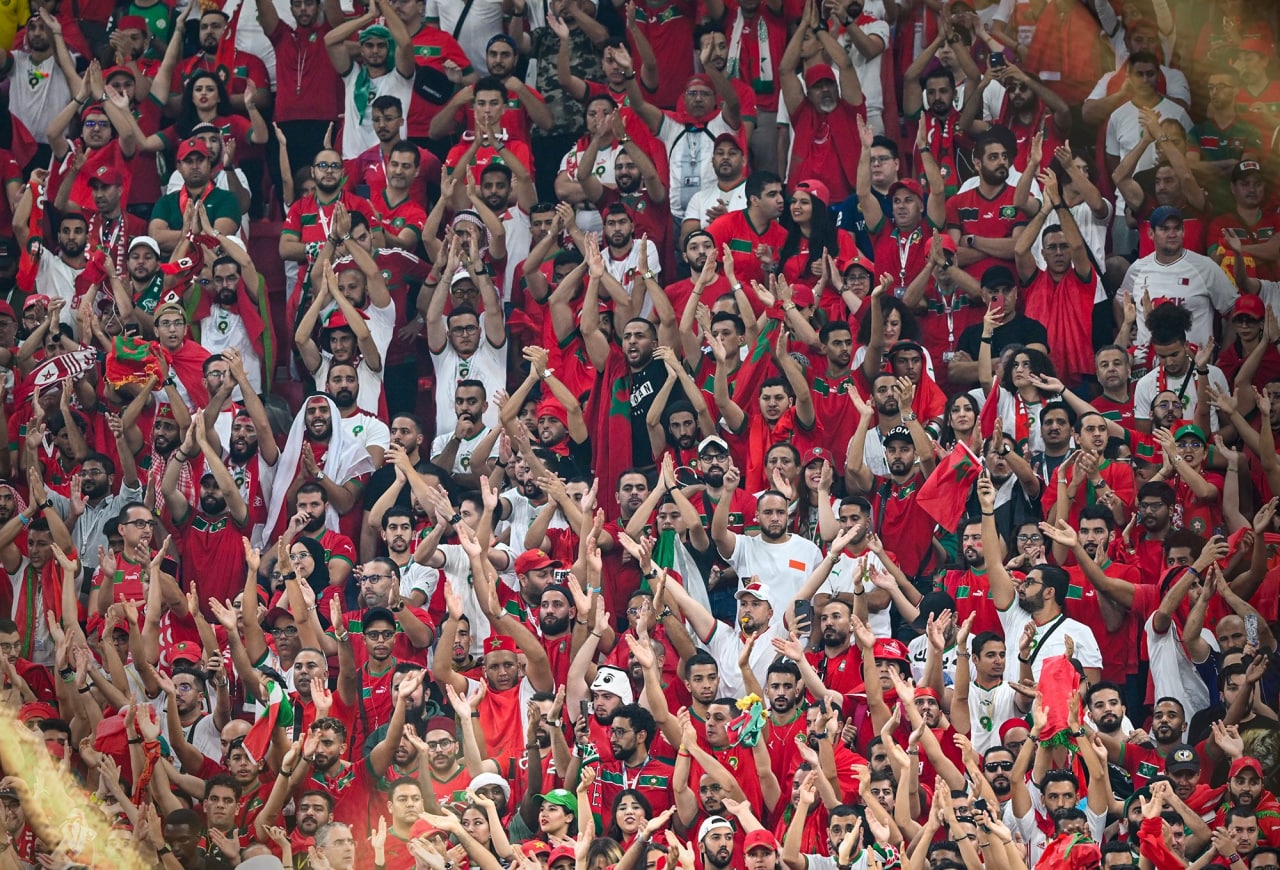 جماهير عالمية تشجع المنتخب المغربي