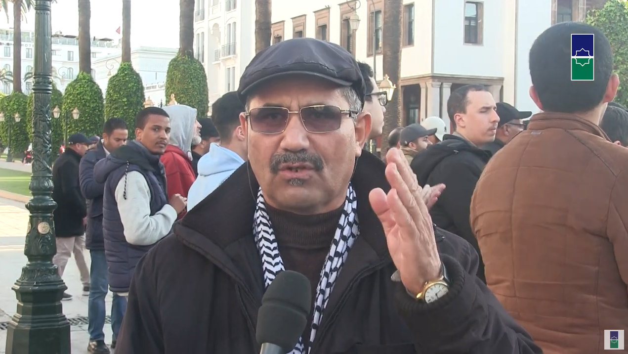 وجه أحمد ويحمان رئيس المرصد المغربي لمناهضة التطبيع رسائل مختلفة في سياق الجرائم التي يرتكبها العدو الصهيوني بالأراضي الفلسطينية المحتلة خل