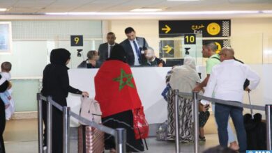 وصلت صباح اليوم الثلاثاء 2 ماي 2023 إلى مطار محمد الخامس الدولي طائرة تابعة للخطوط الملكية المغربية، وعلى متنها 125 شخصا. تنفيذا للتعليمات ال