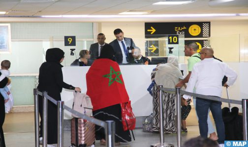 وصلت صباح اليوم الثلاثاء 2 ماي 2023 إلى مطار محمد الخامس الدولي طائرة تابعة للخطوط الملكية المغربية، وعلى متنها 125 شخصا. تنفيذا للتعليمات ال