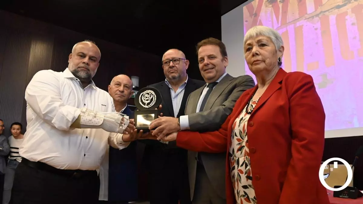 كُرم الصحفي الفلسطيني وائل الدحدوح بجائزة خوليو أنغيتا بارادو الدولية للصحافة في مناطق النزاع، التي يمنحها اتحاد الصحفيين الأندلسيين بمدينة