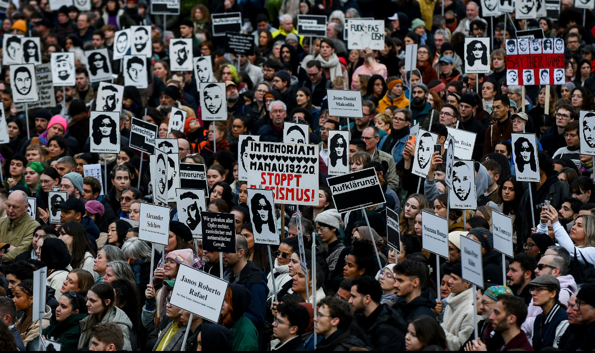 مظاهرة ضد العنصرية في ألمانيا (ارشيف)