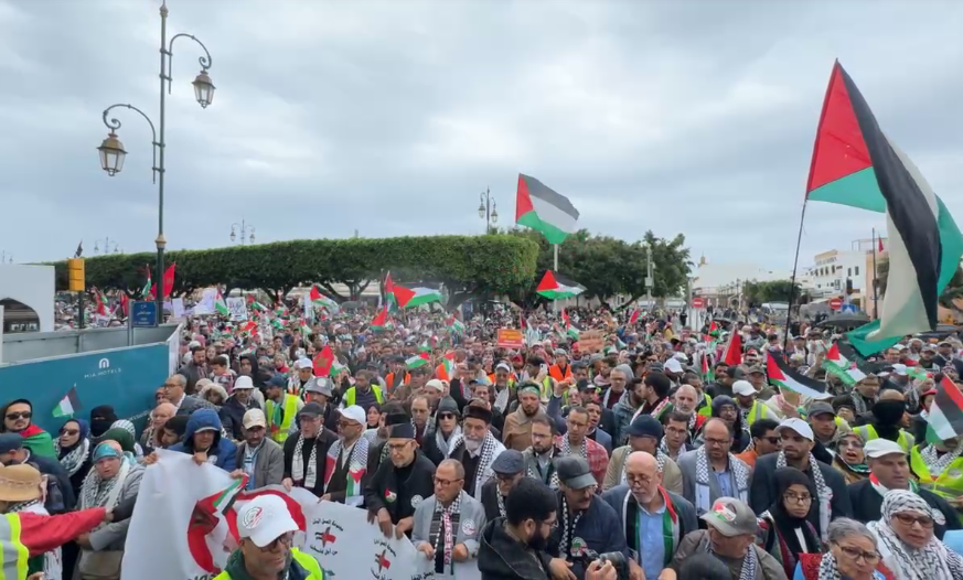 وجهت حركة التوحيد والإصلاح تحية إكبار وإجلال للشعب المغربي العظيم على ما جسده اليوم من موقف شعبي وحدوي أصيل، في المسيرة الوطنية الحاشدة "صي