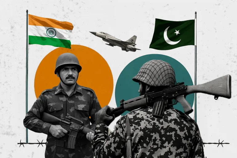 يتواصل القصف المتبادل بين باكستان والهند عبر معظم خط وقف إطلاق النار في كشمير بعد أن قصفت الهند الليلة الماضية 9 مواقع داخل باكستان قائلة إنه