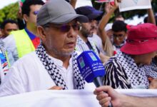 وأكد الدكتور أوس رمّال رئيس حركة التوحيد والإصلاح أن المغاربة مهما فرقتهم إديولوجياتهم واختلافاتهم وتوجهاتهم تجمعهم فلسطين والأقصى ويجمعهم