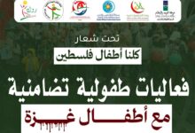 ينظم قسم الطفولة والشباب لحركة التوحيد والإصلاح بشراكة مع رابطة الأمل للطفولة المغربية فعاليات تضامنية مع أطفال غزة، وذلك صباح يوم الأحد 29