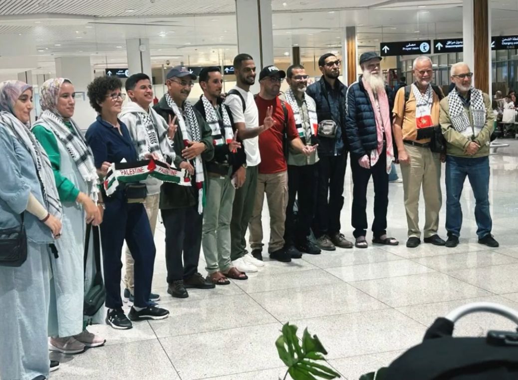 مغاربة ضمن وفد مشارط في اسطول الصمود