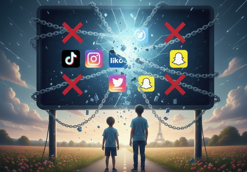 في خطوة تشريعية وصفت بالجريئة، أقرت الجمعية الوطنية الفرنسية مشروع قانون يفرض حظرا شاملا على استخدام وسائل التواصل الاجتماعي للقاصرين دون س