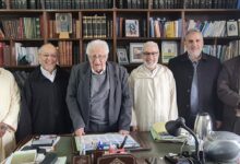 زيارة وفد الحركة للنقيب عبد الرحمن بنعمرو