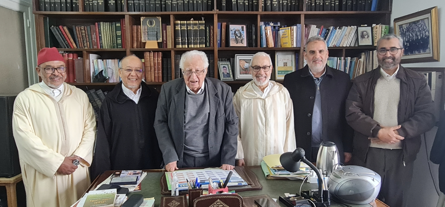 زيارة وفد الحركة للنقيب عبد الرحمن بنعمرو