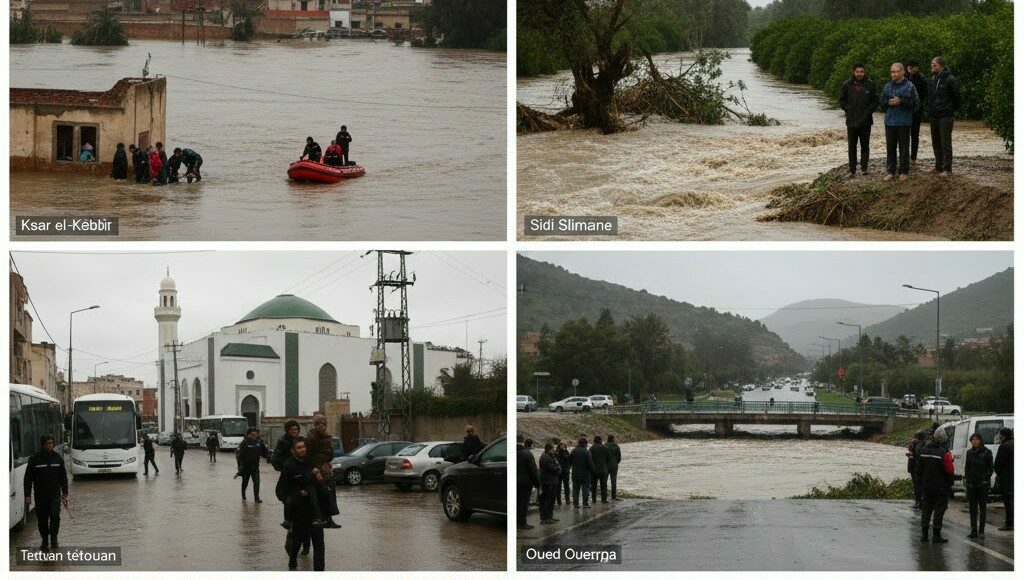 في وقت يواجه فيه المغرب واحدة من أعنف العواصف المطرية في العقد الأخير، تعيش أقاليم الشمال والوسط حالة من الاستنفار القصوى، بعد أن بلغت التح