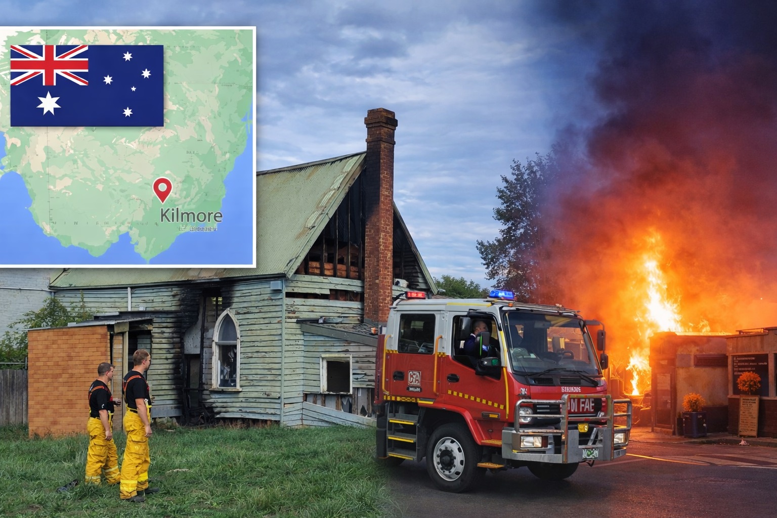تعرّض مركز "كيلمور" الإسلامي والمجتمعي بمدينة كيلمور شمال ولاية فيكتوريا الأسترالية، لحريق متعمد استهدف مبنى كنيسة تاريخية مُدرجة ضمن التراث