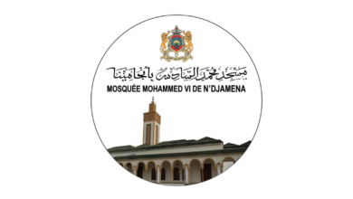 أعلنت مؤسسة محمد السادس للعلماء الأفارقة وبالتنسيق مع السلطات التشادية، عن افتتاح مسجد محمد السادس الكبير بالعاصمة أنجامينا يوم الجمعة 6 مارس