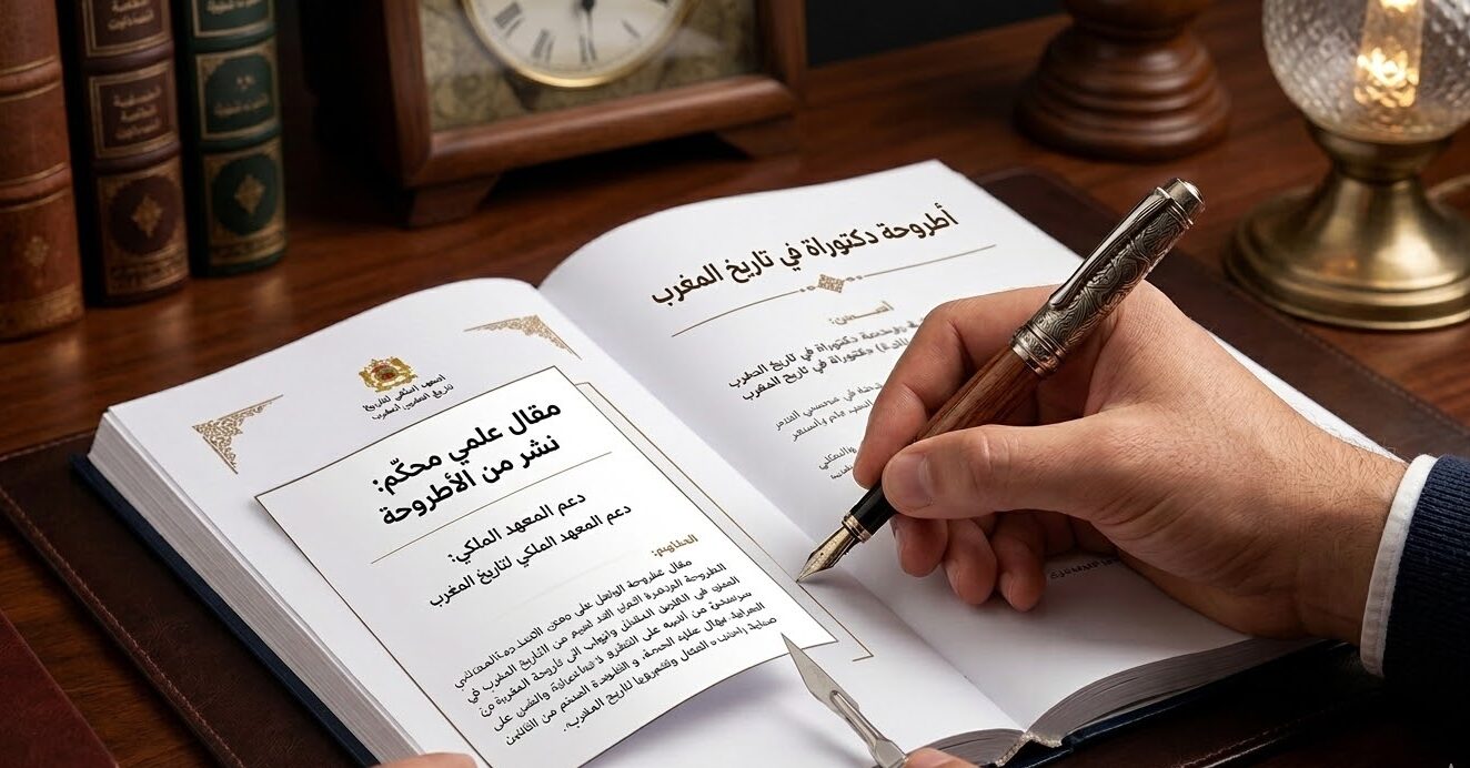 المعهد الملكي لتاريخ المغرب يطلق مبادرة "نشر مقال من الأطروحة" لدعم الباحثين الشباب