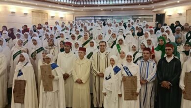 احتضنت مدينة سلا، نهاية الأسبوع الماضي، فعاليات الدورة الثانية من ملتقى «خاتمات سلا». المخصص للاحتفاء بمئة امرأة وفتاة أتممن حفظ القرآن ال